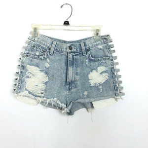 Carmar LF Light Wash Distressed Cullen Shorts